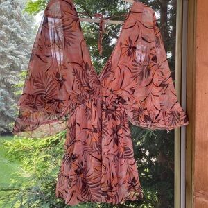 Mahina Pink Floral Jumpsuit